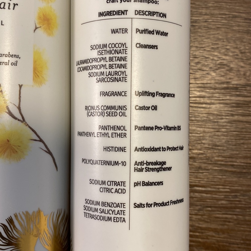(2) 9.6 OZ Pantene Nutrient Blends Pro-V Strengthening Damage Repair Shampoo - Picture 2 of 3